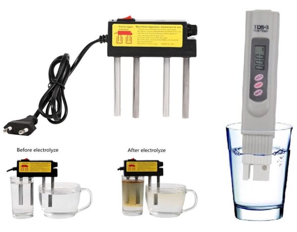 Water Electrolyzer With TDS Meter Water Quality Tester Kit