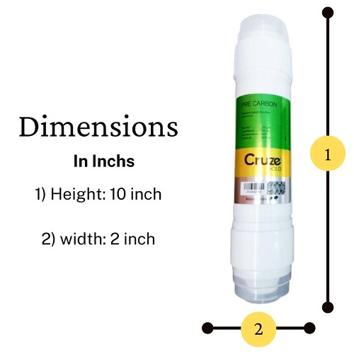 Cruze gold ro filter set