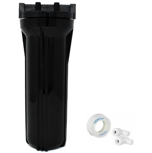 black color pre filter bottle for water purifier