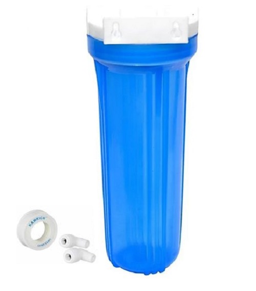 10-inch blue transparent pre filter housing for kent ro